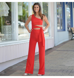 one shoulder romper jumpsuit