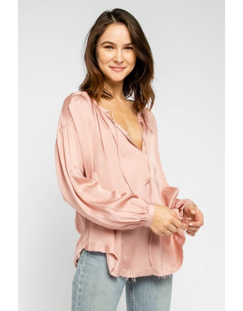 Satin Peasant Top 2025