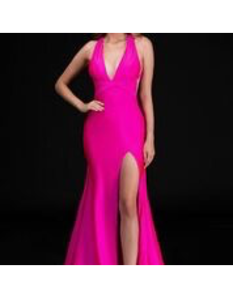 hot pink work dress