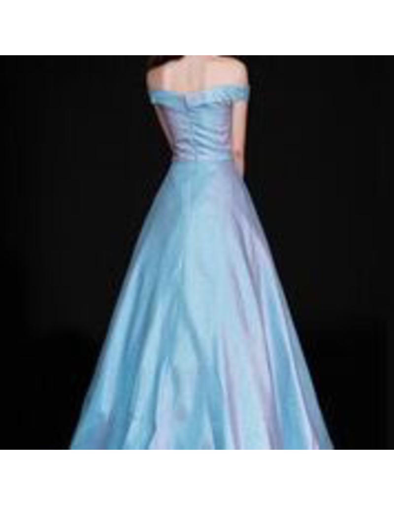 iridescent formal dress