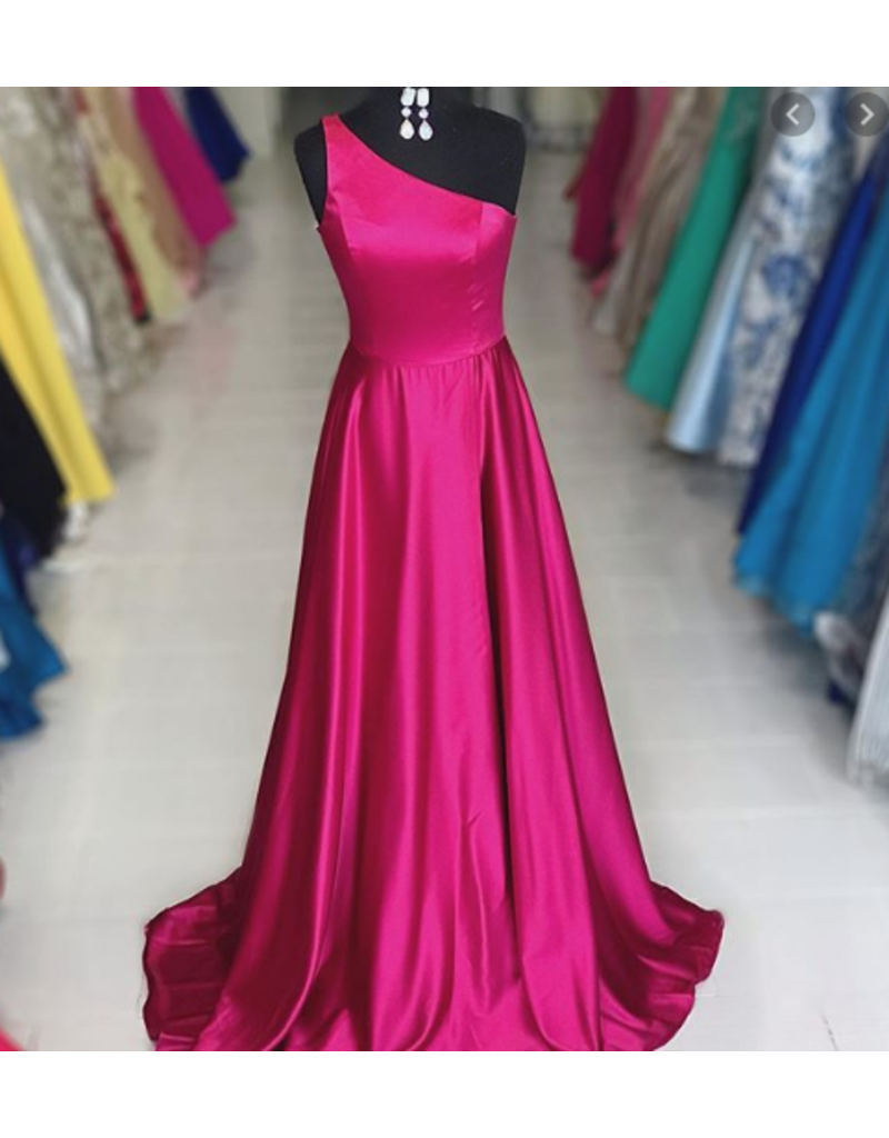 jovani hot pink dress