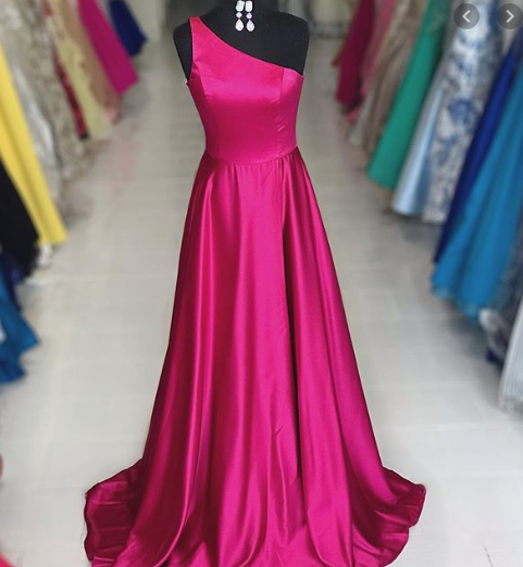 pink one piece gown
