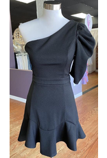 one shoulder lbd