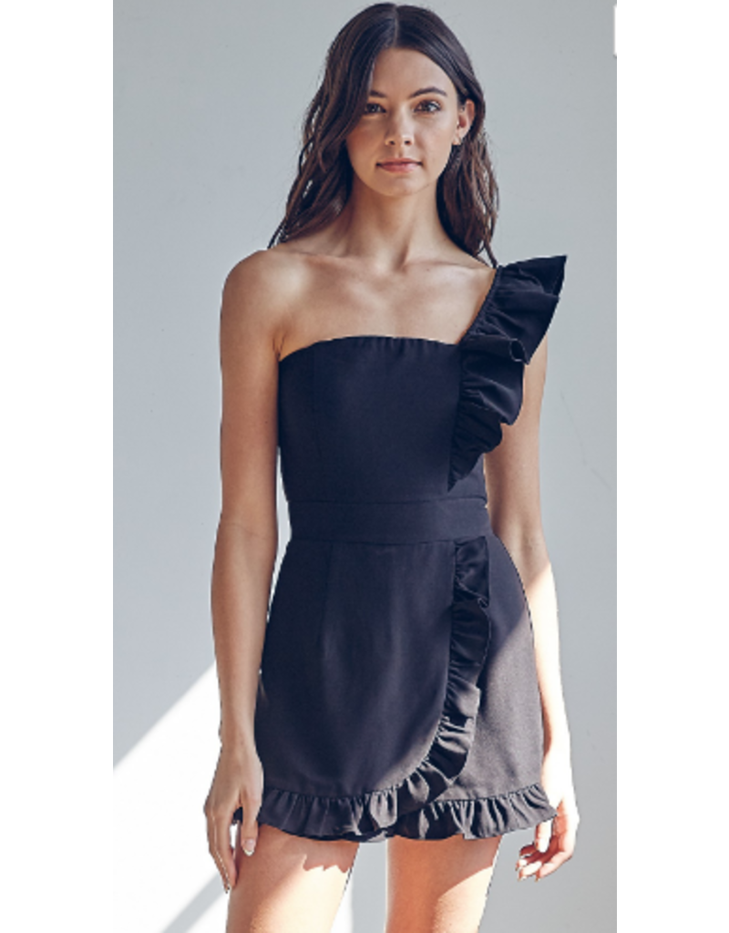 one shoulder rompers