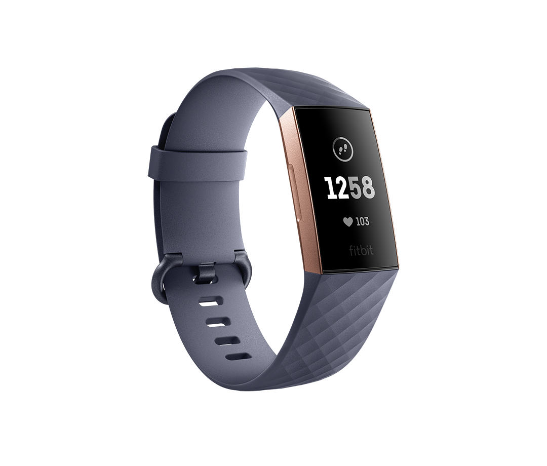 fitbit in rose gold
