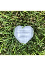 Polished Selenite Heart