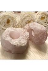 Rose Quartz Tealight Candle Holder