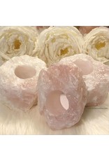 Rose Quartz Tealight Candle Holder