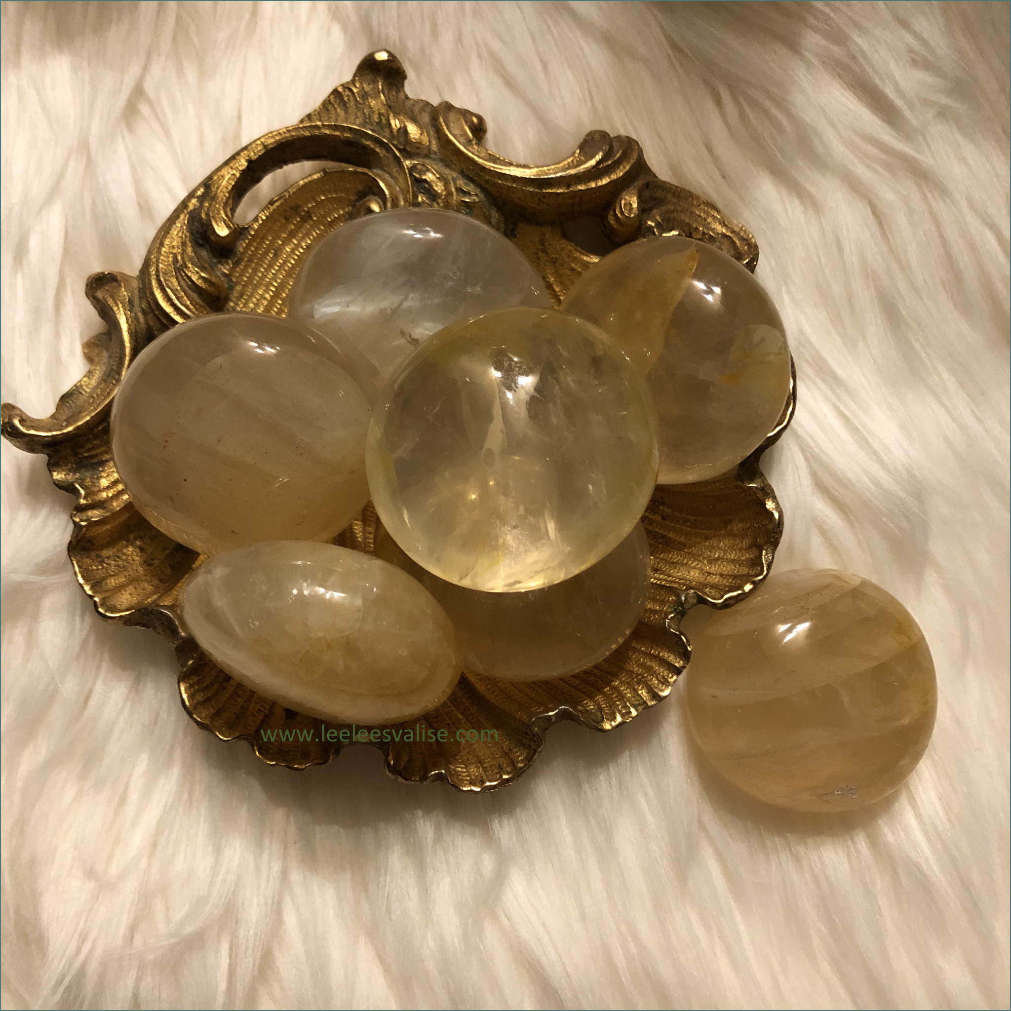 Golden Healer Palm Stone