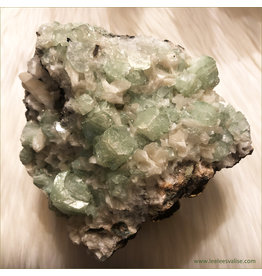 Green Apophyllite Crystal Cluster