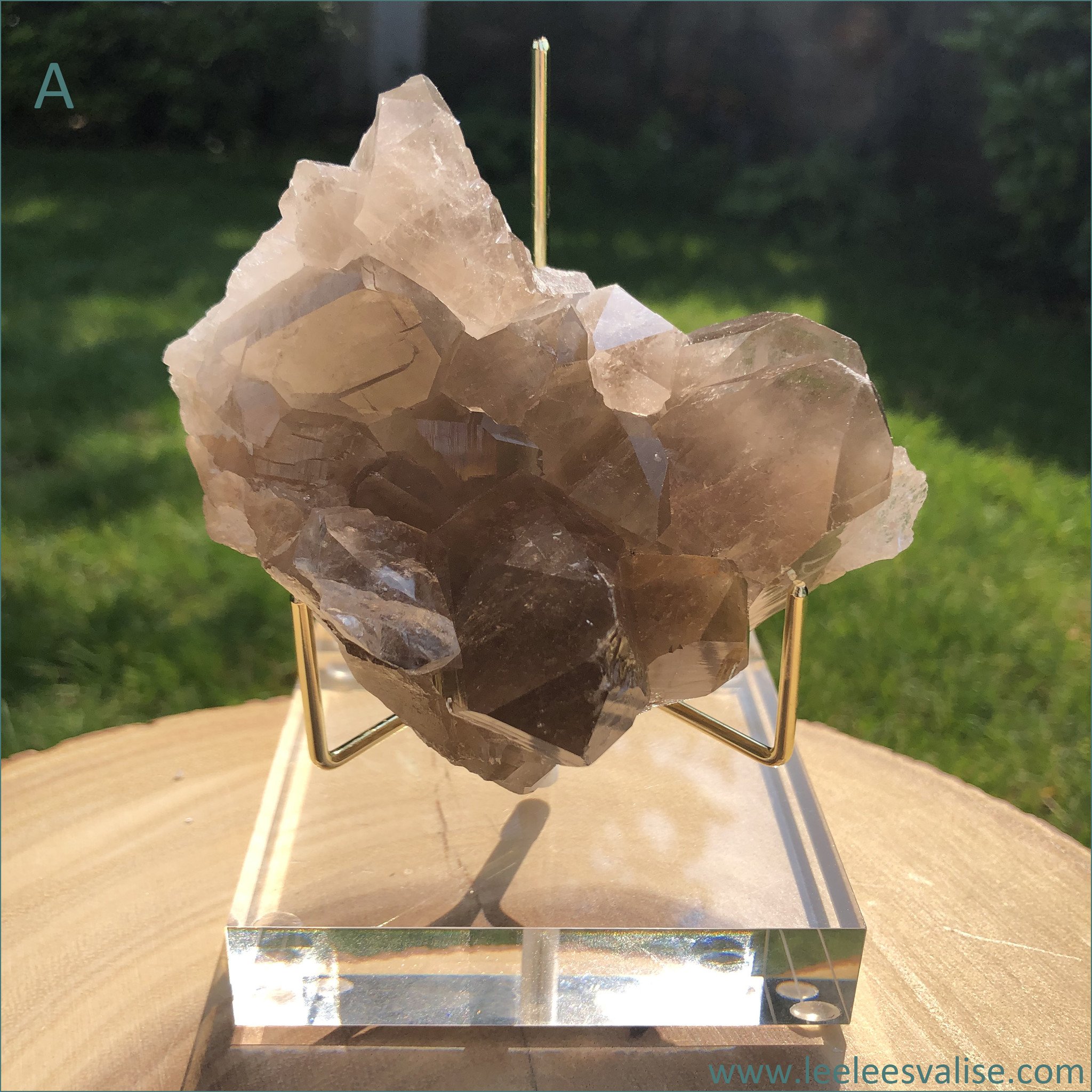 Smoky quartz raw point for removing negativity