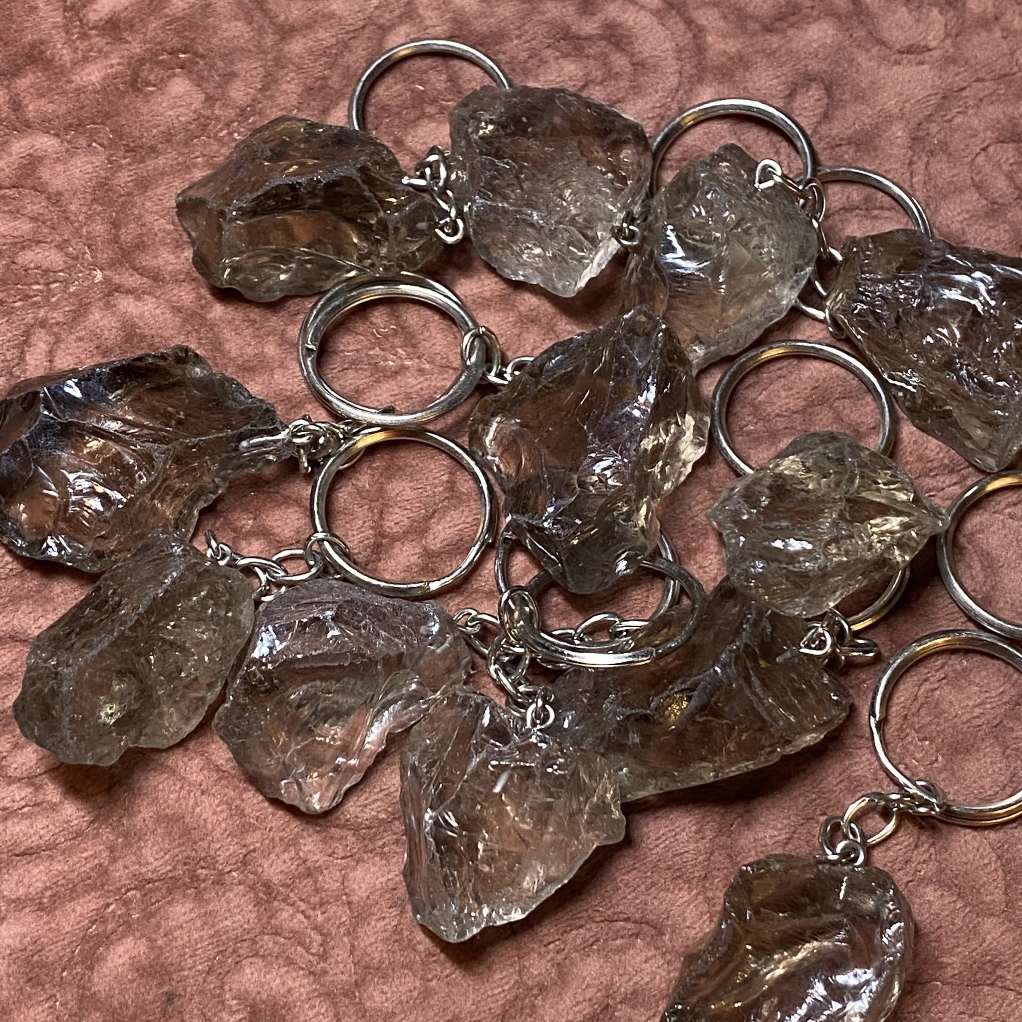 Smoky Quartz Keychain