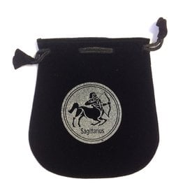 Sagittarius Sign Velvet Bag