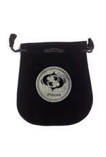 Pisces Sign Velvet Bag