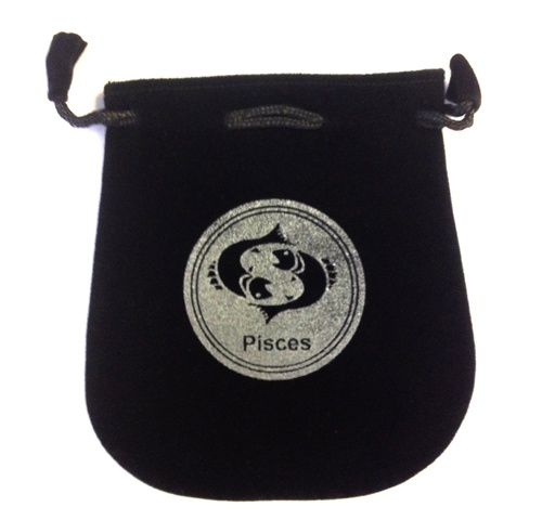 Pisces Sign Velvet Bag