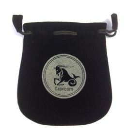 Capricorn Sign Velvet Bag