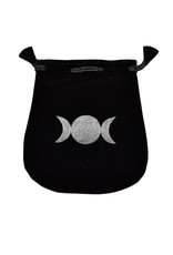 Triple Moon Velvet Bag