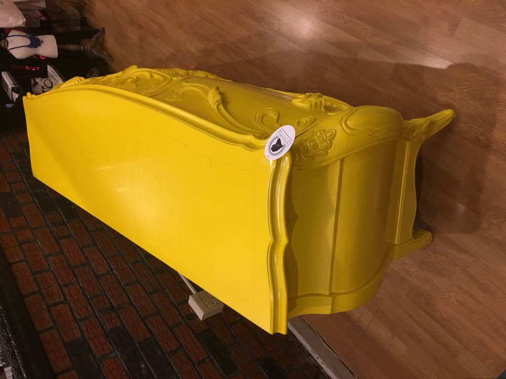 Lee Lee's Valise Antique Baked on Yellow 9 Drawer Dresser