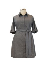 Lee Lee's Valise Mia Bella Shirt Dress in Chambray