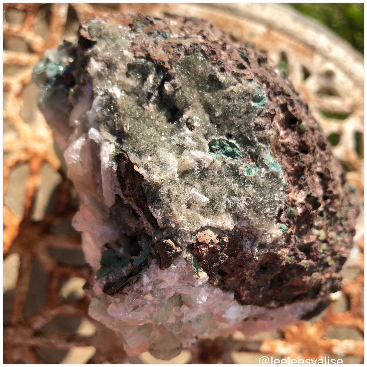 Green Apophyllite Crystal Cluster