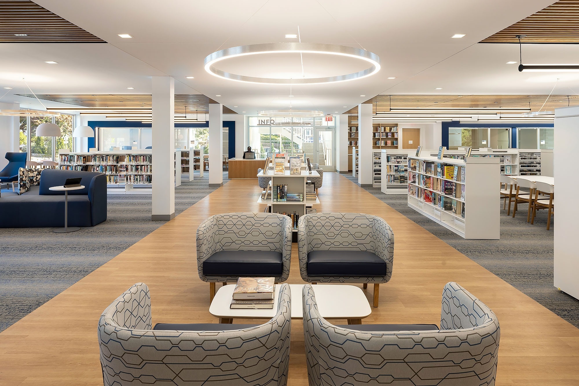 Oceanside Library interior, Oceanside, NY