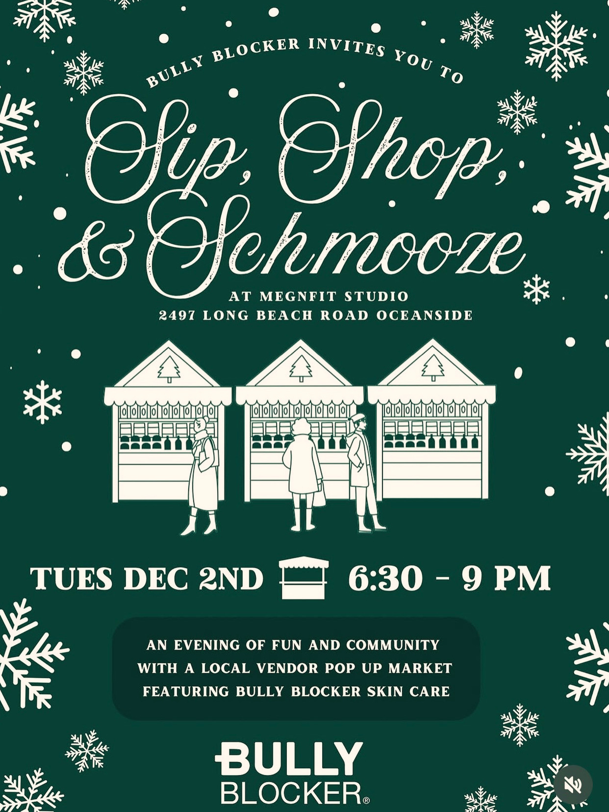 Sip, Shop & Schmooze at Megfit Studio