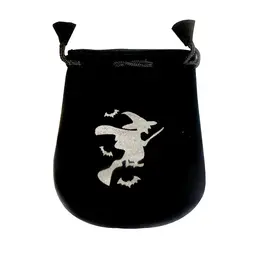 Witch Velvet Drawstring Bag