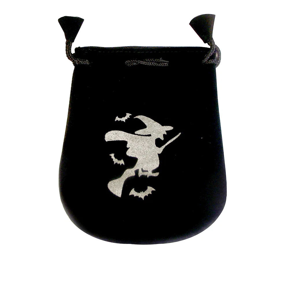 Witch Velvet Drawstring Bag