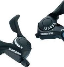 Shimano Top push bouton bleu SHIFT LEVER SET, SL-TX30, TOURNEY 7R&L(FRICTION) 2050X1800MM INNER, 600X600X300MM BLACK OUTER, IND.PACK