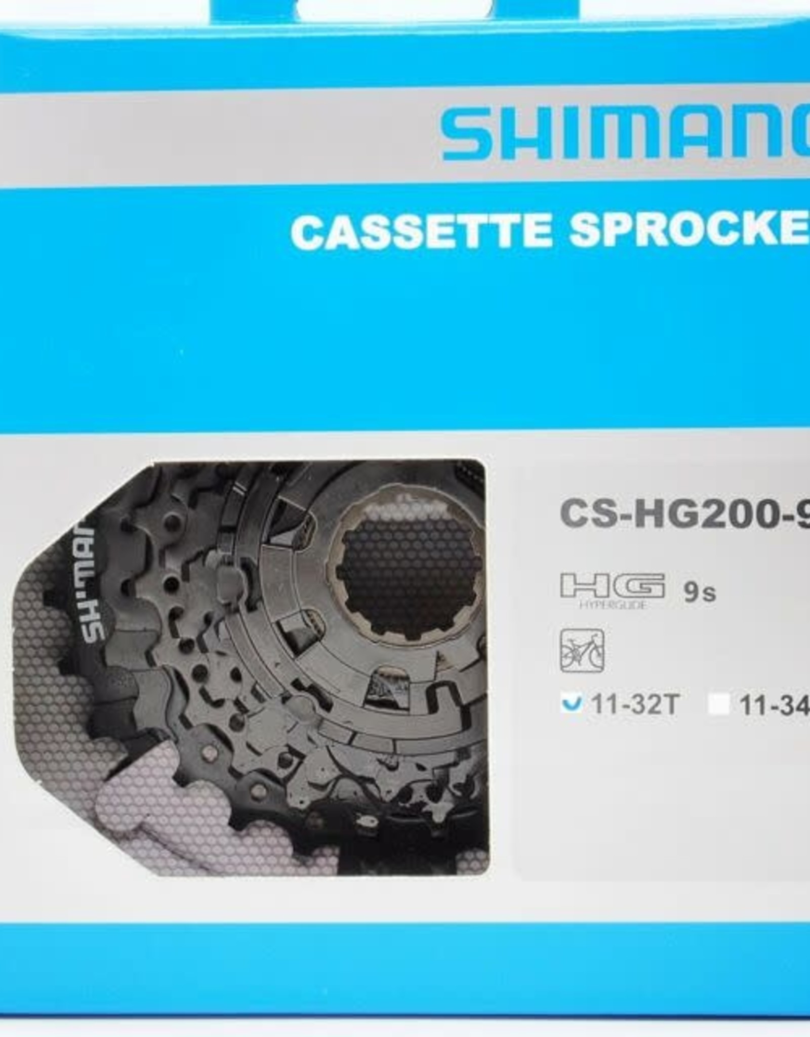 Shimano Shimano, CS-HG400-9, Cassette 9vit., 11-13-15-17-19-21-24-28-32D