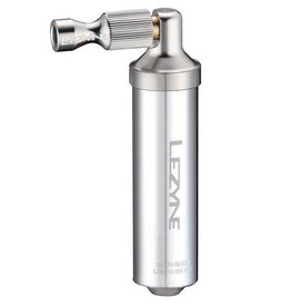 Lezyne, Alloy Drive Co2, Co_ inflator, Silver, 46g, Includes 1 x 16g CO2 cartridge, Threaded