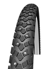 SCHWALBE Schwalbe, Winter, 700x30C, Wire, Clincher, KevlarGuard, Studded, Reflex, 50TPI, 35-85PSI, Black