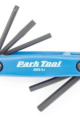 Park Tool Park Tl, AWS-9.2, Flding screwdriver/ hex wrench set, 4mm, 5mm, 6mm, Flat blade and T25