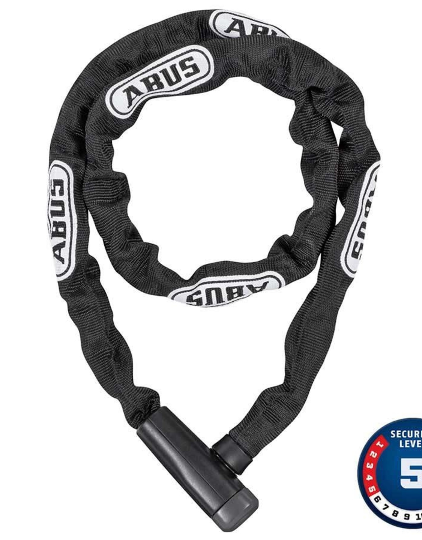 Abus Abus, Steel-O-Chain 5805K Chain with key lock, 5mm x 110cm (5mm x 3.6'), Black