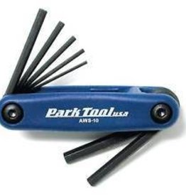 Park Tool JEU 7 CLES Allen Park Tool HEX AWS-10 bleu