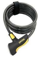 Onguard OnGuard, Doberman 8027, Cable spirale avec serrure a  clé, 15mm x 185cm (15mm x 6')