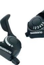 Shimano Top push bouton bleu SHIFT LEVER SET, SL-TX30, TOURNEY 7R&L(FRICTION) 2050X1800MM INNER, 600X600X300MM BLACK OUTER, IND.PACK