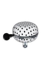 Basil Basil, Polka Dot, Clochette, 80mm, Blanc, Petits pois noirs