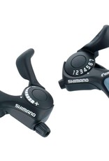 Shimano Shimano, Tourney SL-TX30, Shift levers, 6 sp., Pair levier vitesse bleu