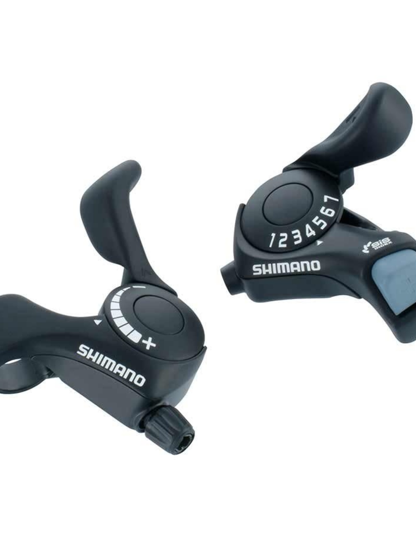 Shimano Shimano, Tourney SL-TX30, Shift levers, 6 sp., Pair levier vitesse bleu