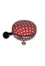 Basil Basil, Polkadot, Clochette, 80mm, Rouge, petit pois blanc