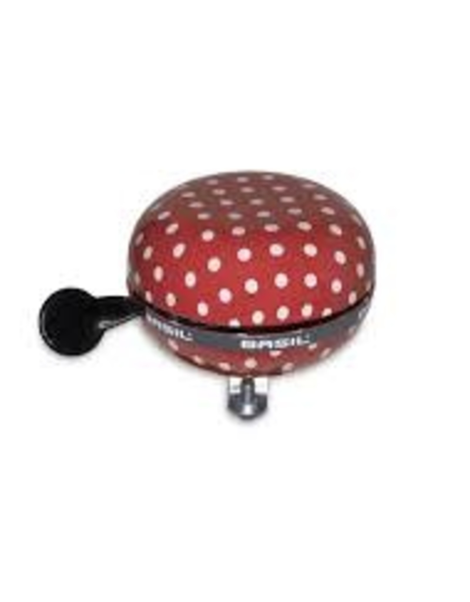Basil Basil, Polkadot, Clochette, 80mm, Rouge, petit pois blanc