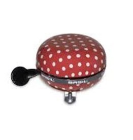 Basil Basil, Polkadot, Clochette, 80mm, Rouge, petit pois blanc