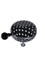 Basil Basil, Polka Dot, Clochette, 80mm, noir, Petits pois blancs