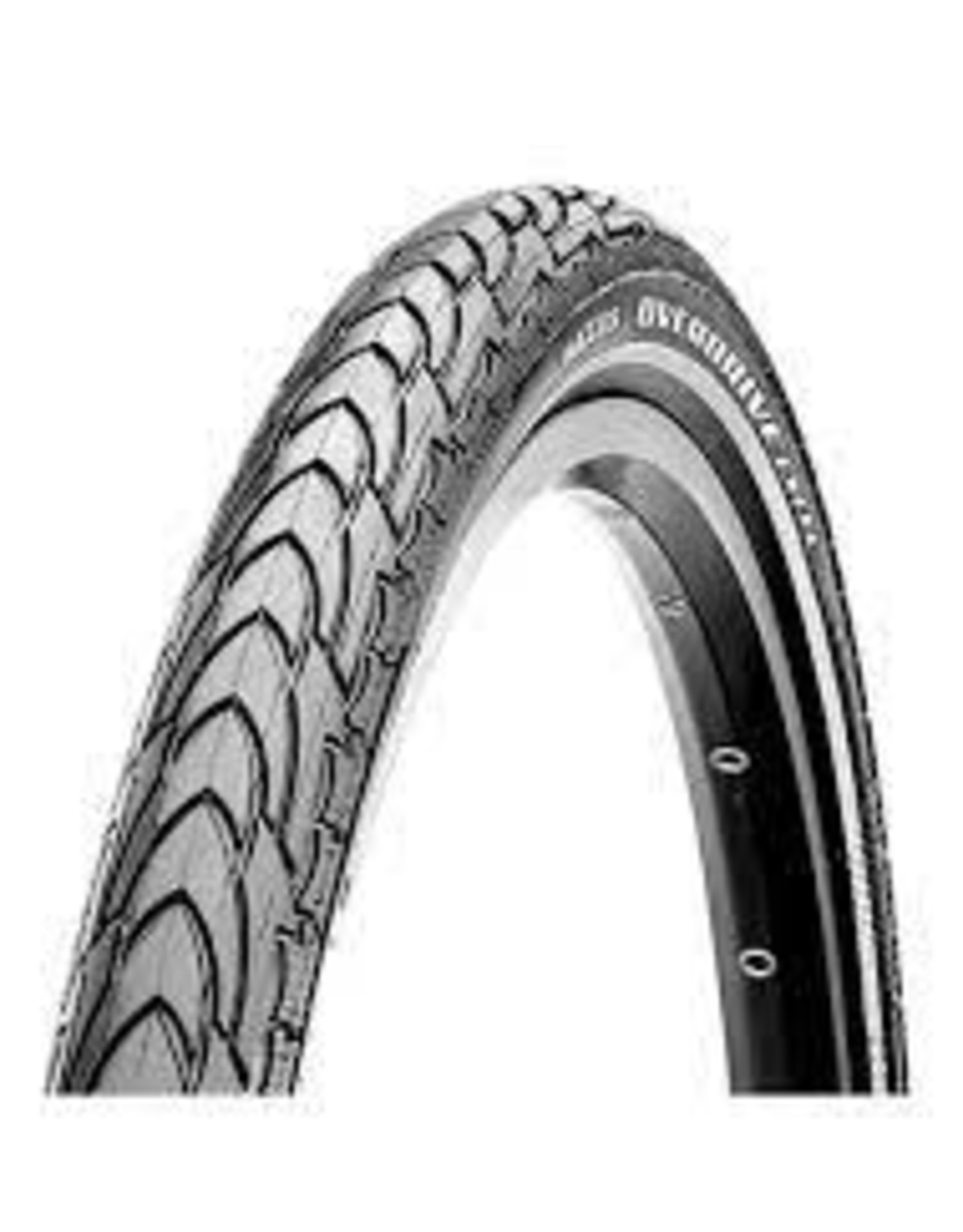 Maxxis, Overdrive Excel, Tire, 700x40C, Wire, Clincher, Single, SilkShield, Reflective, 60TPI, Black