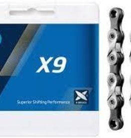 KMC Chaine KMC 9 vitesses x9- KMC X9 Chain: 9 Speed 116 Links Silver/Gray