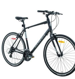 Vélo GenesisTrafik 5.0 16''-24 vitesses noir mat-gris