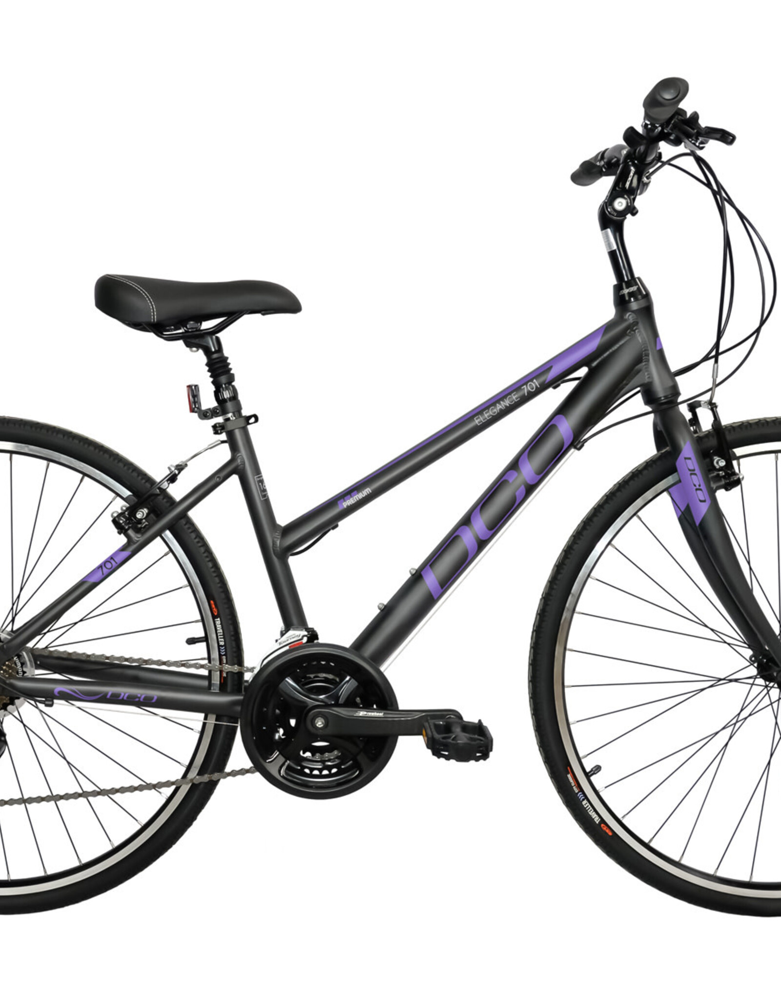 DCO ELEGANCE 701 (16'', Matt Black/Purple)