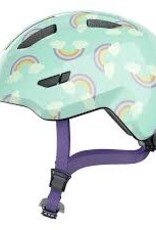 Abus, Smiley 3.0 LED, Casque, M, 50 - 55cm, Arc-en-ciel Bleu