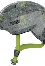 Abus, Smiley 3.0 LED, Casque, S, 45 - 50cm, Espace Gris
